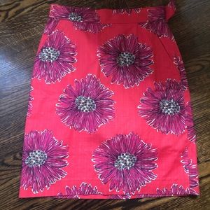 Lilly Pulitzer Pink Island Coral Boom Boom Skirt size 8 “Tiana Skirt”